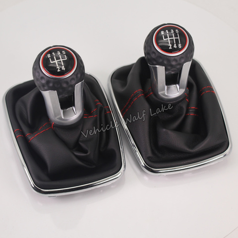 For Volkswagen VW 1999-2004 Golf 4 IV MK4 GTI R32 Bora Jetta 5 Speed 12mm Car Gear Shift Knob Lever Shifter Gaitor Boot ► Photo 1/6