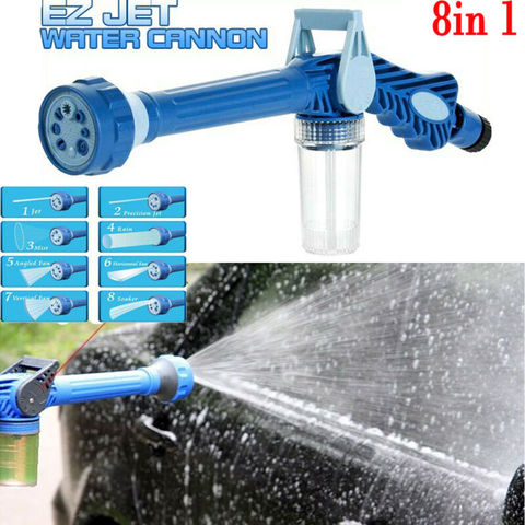 8 Nozzle Ez Jet Water Soap Cannon Dispenser Pump Spray Gun Car Washer US ► Photo 1/6