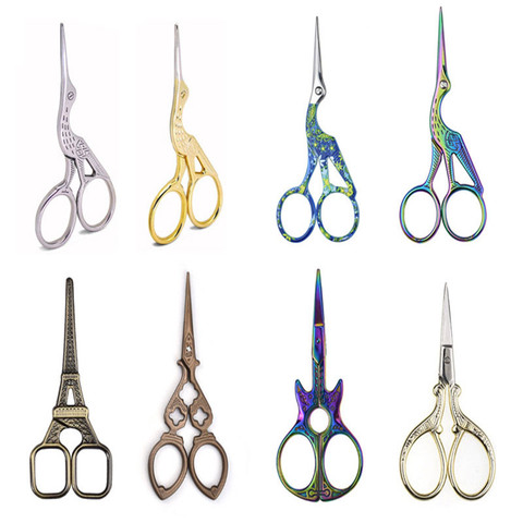 21 Styles Stainless Steel Cross Stitch Scissors Embroidery Sewing Tools Costura Home Scissors For Women Tailor Handcraft Tools ► Photo 1/6