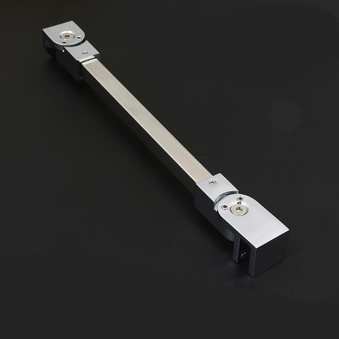 Stainless steel Shower Glass door fixed rod/clip,Bathroom glass support bar,length 30/60/70cm(LG002) ► Photo 1/6