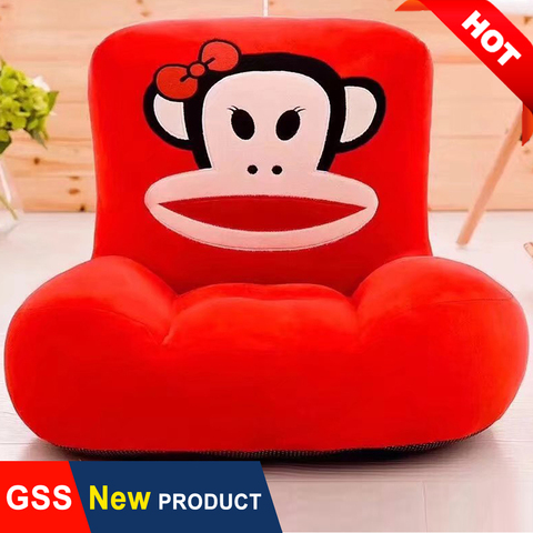 Baby Kids Cute Cartoon Bean Bag Sofa Chair Slipcover No Filler Boy Girl Children fluffy Lazy Sofa Floor Seat Plush Toys Couch ► Photo 1/1