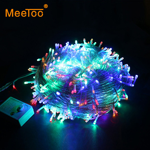 LED String Holiday Lights Garland RGB 220V 10M 20M 50M Outdoor Fairy Christmas Light For Wedding Party Decoration Light String ► Photo 1/6