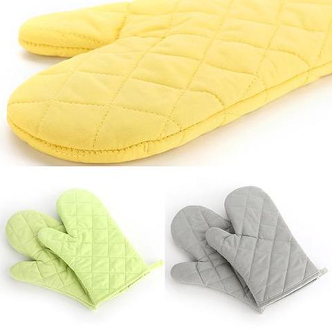 Cotton Oven Mitt Heat Proof Resistant Protector Kitchen Cooking Pot Holder Glove Non-slip microwave gloves baking BBQ Oven mitts ► Photo 1/5