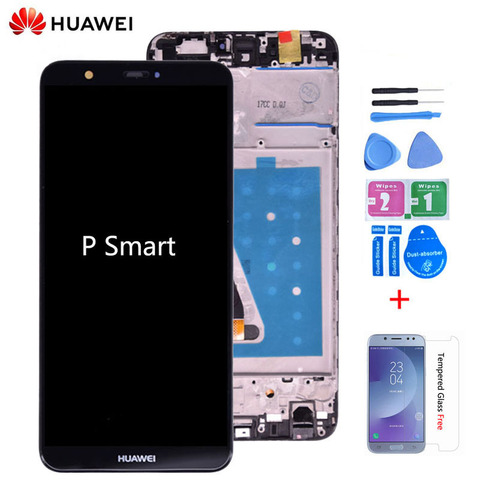 Original For Huawei P Smart LCD Display Touch Screen Digitizer Assembly For Huawei enjoy 7S LCD With Frame FIG LA1 LX1 L21 L22 ► Photo 1/6