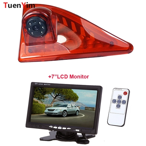 Brake Light Rear View Camera For Renault_Master/Nissan-NV40/Opel_Movano 2010-2016 With 7Inch LCD Monitor 2In1 Parking Kit ► Photo 1/6