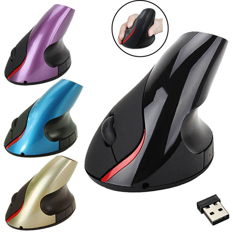 Vertical Wireless Mouse Ergonomic Optical Bluetooth Usb Sem Fio Mause 800 1200 1600 DPI Rechargeable Computer Mice for Laptop PC ► Photo 1/6