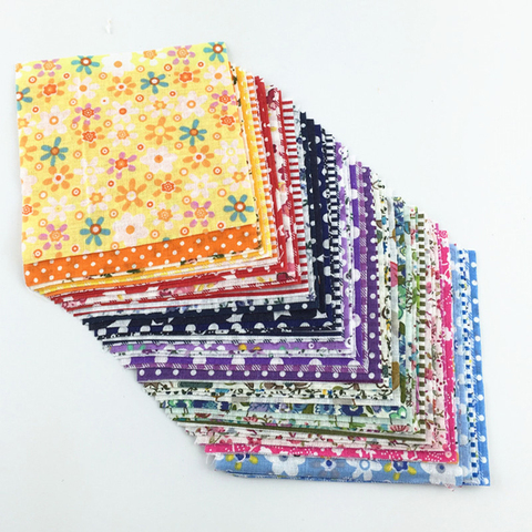 Booksew 30 Pcs/lot 10cmx10cm Randomly Tecidos Charm Packs No Repeat Tissue Telas De Algodon Para Patchwork 100% Cotton Fabric ► Photo 1/4