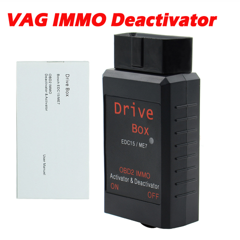 VAG Drive Box OBD 2 OBD2 Immobilizer IMMO Deactivator Activator for Audi EDC15/ME7 VAG IMMO Deactivator NO NEED TO COMPUTER!!! ► Photo 1/6