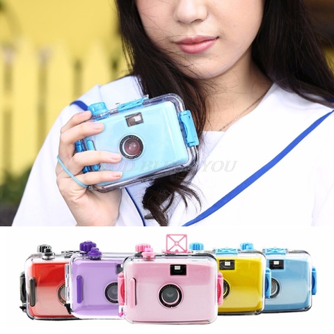 For Lomo Underwater Waterproof  Camera Mini Cute 35mm Film With Housing Case Drop Shipping ► Photo 1/6