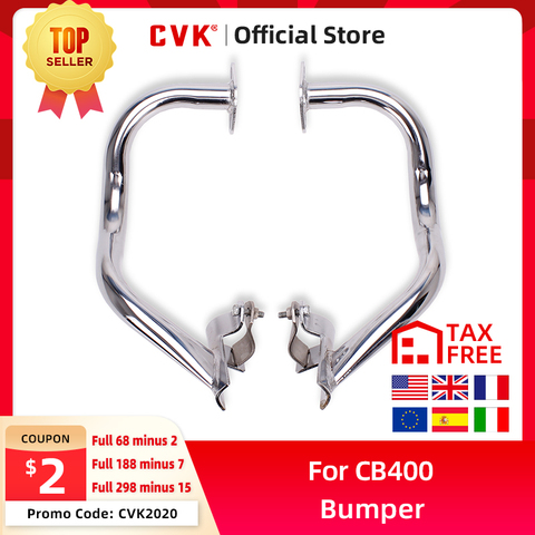 CVK Motorcycle Engine Frame Protector Metal Tube Engine Guard Rail Crash Bar Fence Bumper for Honda CB400 CB400SF 1992-1998 VTEC ► Photo 1/6