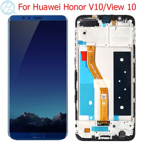 Original View 10 LCD For Huawei Honor V10 Display With Frame 5.99