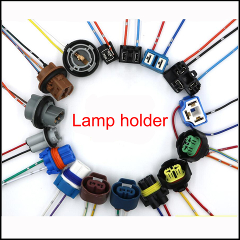 H1H3 H4 H7 H8 H11H9 car headlight fog lamp 9005 9006 high temperature resistant ceramic socket plug lamp holder light bulb relay ► Photo 1/6