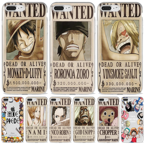 Monkey D Luffy ONE PIECE Phone Case Cover For iphone 6/7/8/X/XS/XR