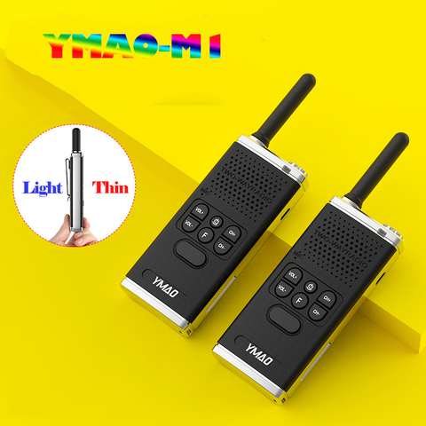 (2pcs) YMAO Walkie Talkie uhf PMR446 PRS462 Portable  ham Radio Communicator powerful walkie-talkies Flashlight HF Transceiver ► Photo 1/6