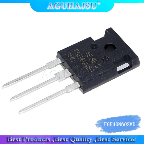 5pcs FGH40N60SMD 40N60SMD 40N60 GH40N60 TO-247 IC Inverter welding machine IGBT single tube 40A/600V ► Photo 1/1