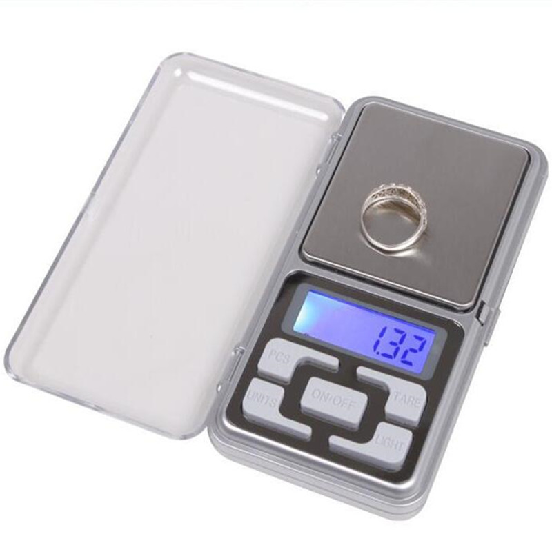 500G Mini Digital Pocket Scales Herbs Gold Jewellery Electronic Weighing 0.1G 