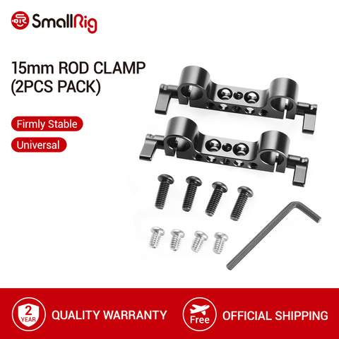 SmallRig Light Weight 15mm Railblock Rod Clamp with 1/4