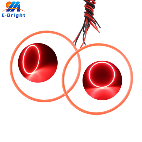 60mm 70mm 80mm 90mm 100mm 110mm 120mm 12V COB SMD LED Car Halo Rings Light LED Angel Eyes Universal Car Headlight white red blue ► Photo 1/6