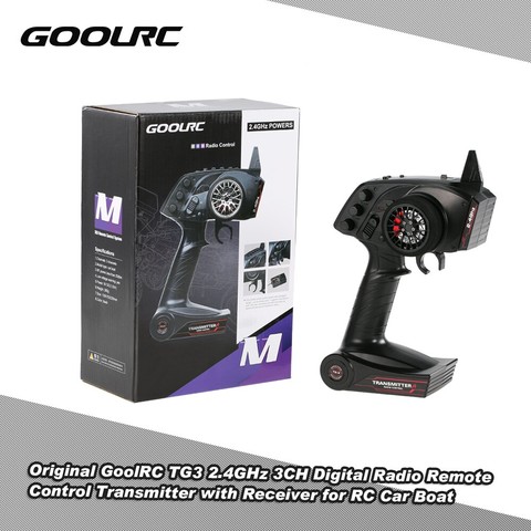 GoolRC Original Digital Remote Control Transmitter with Receiver for RC Car Boat TG3 3CH 2.4GHz Parts ► Photo 1/6