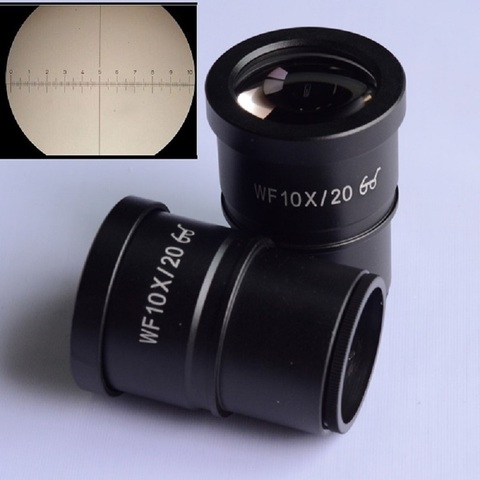 FYSCOPE WF10X/20 Super Widefield 10X Microscope Eyepiece with cross reticle 30mm ► Photo 1/3