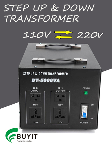220V-110V 5000VA Step up& down transformer for Heavy Duty Voltage Regulator Converter Power Transformer 220V auf 110V Converter ► Photo 1/5