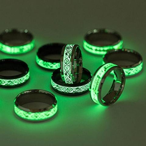 New Explosion Rings Luminous Ring Fluorescent Jewelry Unique