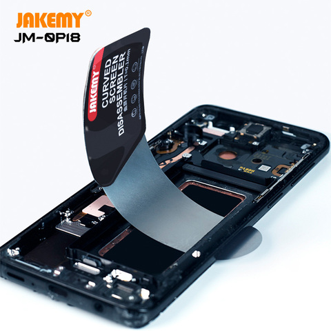 JAKEMY New Curved Screen Disassemble Blade 0.1 Mm Metal Blade Safe Disassembly Tool for Curved Screen Mobile Phone ► Photo 1/6