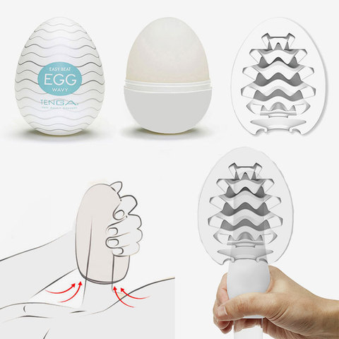 Tenga Egg Masturbator Sex Toys For Men Penis Masturbator Cup Vagina Realist...