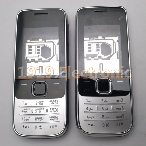 New Full  Phone Housing Cover Case+English Or Russian Keypad For Nokia 2730 2730c ► Photo 1/2