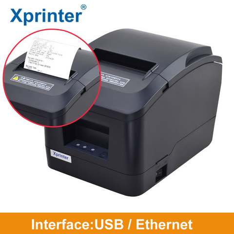 Wholesale160mm/s auto cutter thermal printer 80mm POS printer Kitchen printer printer with USB / Lan Port ► Photo 1/6