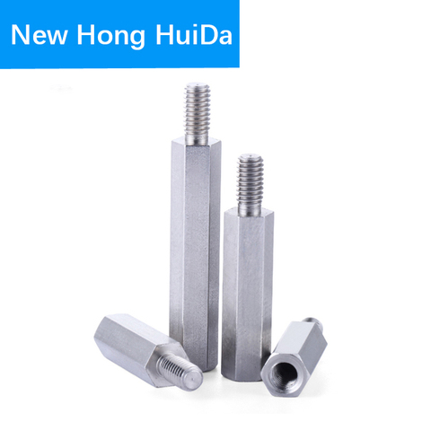 M2 M2.5 M3 M4 Hex Carbon Steel Male Female Standoff Stud Board Pillar Computer Hexagon PCB Motherboard Spacer Nickel Plated ► Photo 1/6