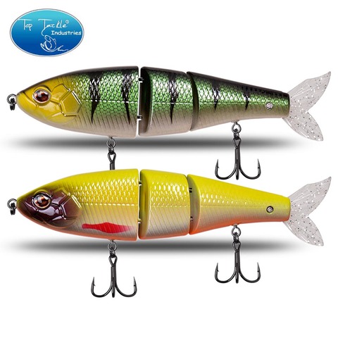 slow sinking  swimbaits floating fishing lure jointed  baits for pike bass 180mm 7.2