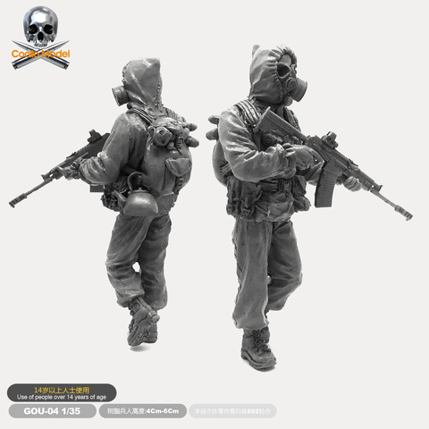 1/35 Resin Figure  Russian Special Forces Biochemical Soldier Model Kits Unmounted Gou-04 ► Photo 1/2