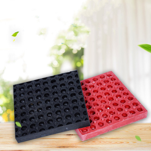 120X120X20mm Heavy machinery Anti Vibration Mat multi rubber Non-slip pad Furniture Refrigerator Washing Machine Protection ► Photo 1/6