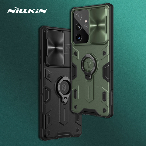 Nillkin for Samsung Galaxy S21 Ultra Camshield Armor Impact Resistant Cover Slide Camera Protection Case for Samsung S21 Plus 5G ► Photo 1/6