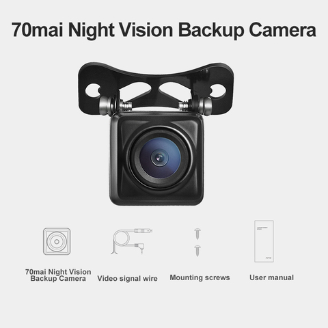 70mai Backup Camera for 70mai Rearview Cam Wide: RC04 70mai HD Backup Camera/ RC05 70mai Night Vision Backup Camera ► Photo 1/2