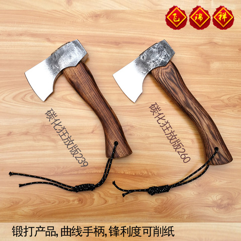 hand forge Viking Type Light Bearded Axe/Hatchet with Handle ► Photo 1/6