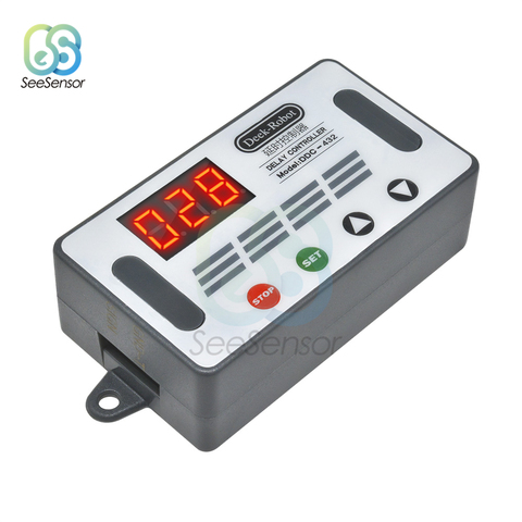 DDC-432 Dual MOS LED Digital Delay Controller Time Delay Relay Trigger Cycle Timer Delay Switch Timing Control Module DC 12V 24V ► Photo 1/6