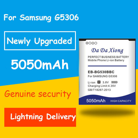 5050mAh EB-BG530CBE EB-BG531BBE Battery for Samsung Galaxy Grand Prime  J3 2016 J320F SM-J320FN G5308W G530 G530H G531 J5 2015 ► Photo 1/5