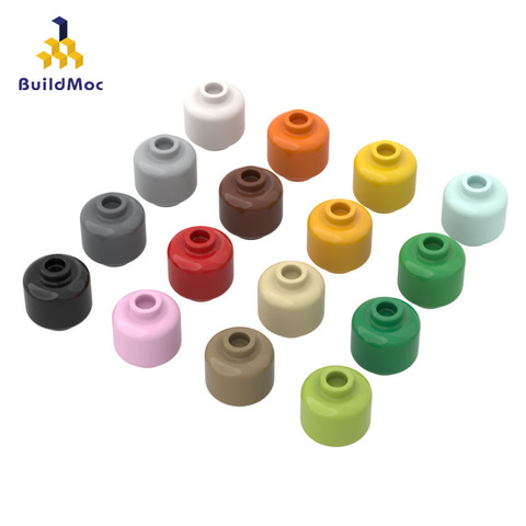 BuildMOC 3626 minifig head ldd 3626 For Building Blocks Parts DIY Construction Creative gift Toys ► Photo 1/1