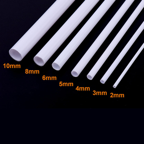 10pcs Dia 2-10mm ABS plastic round Pipe tube pipe model making scenery architectural constructions 25cm 50cm length ► Photo 1/4