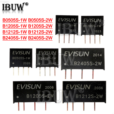 1PCSB0505S B1205S B1212S B2405S 1W 2W regulated power supply module Isolating Switching Power B0505S-1W B0505S-2W ► Photo 1/4