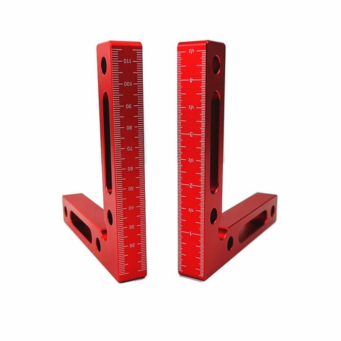 90 Degree Positioning Squares L Block Right Angle Clamps Woodworking Carpenter Tool Square Aluminium Alloy Tools for Carpentry ► Photo 1/6