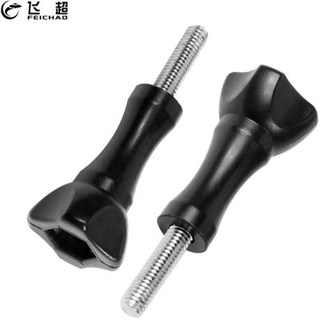 2pcs Long Thumb Knob Bolt Screw for GoPro. 8 7 6 5 4 3 2 SJCAM Osmo Action Cam Base Mount Chest Helmet Head Strap Buckle Holder ► Photo 1/6