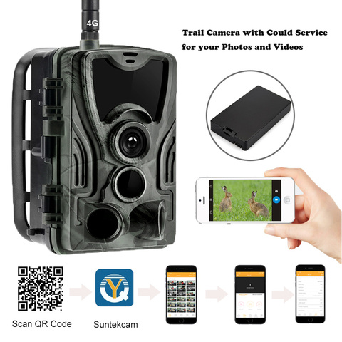 APP Clould Service Hunting Trail Camera HC801LTE With 5000Mah Recharger Battery 4G Wild Cellular Night Vision Surveillance ► Photo 1/6