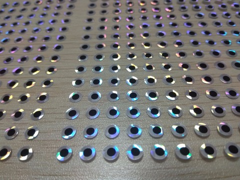 10mm Fishing Lure Eyes 12mm 3D-Holographic 6mm Eyes for Fly