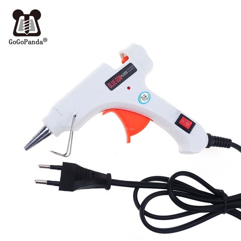 Free Shipping Electric Heat Hot Melt Glue Gun Crafts Repair Tool Professional DIY  110-240V  20W ► Photo 1/6