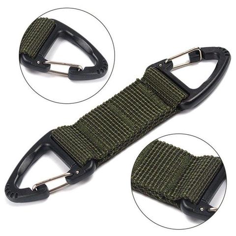 Multifunctional Carabiner Outdoor Tactical Nylon Webbing Hanging Backpack Triangle Buckle Double Buckle Point N8Q1 ► Photo 1/6