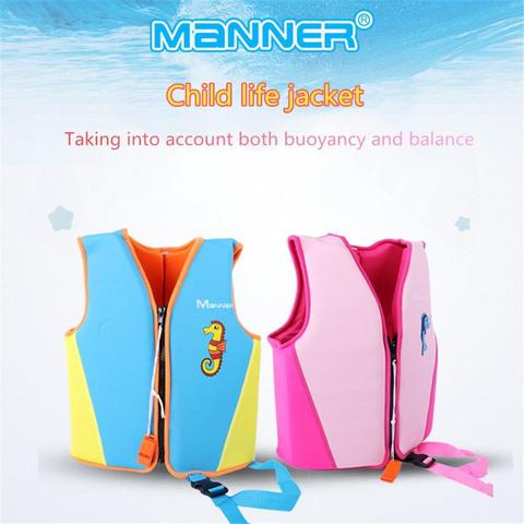 Professional children Life waistcoats Inflatable swimming Life waistcoats Children Learning Foam life jacket ► Photo 1/6