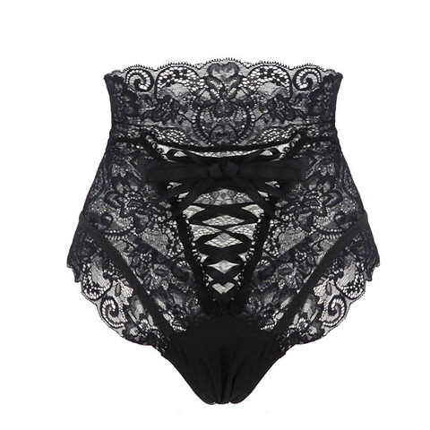 Amazing Sexy Panties Women High Waist Lace Thongs and G Strings Underwear Ladies Hollow Out Underpants Intimates Lingerie P5139 ► Photo 1/6